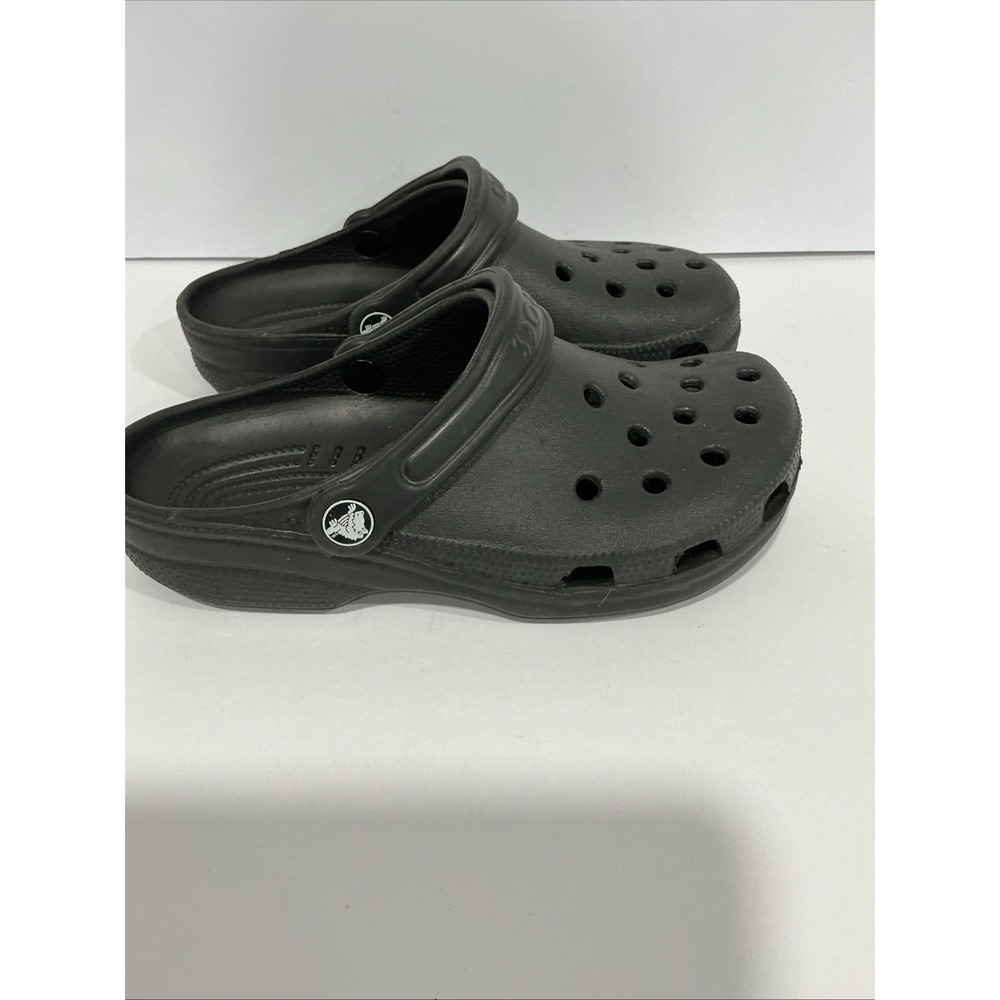 Crocs Slip On Clogs, Men's 5 Women's 7, Black - Picture 4 of 7